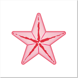 Pink Star Fish Posters and Art